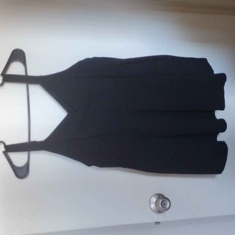 Torrid Black Sleeveless Peplum top